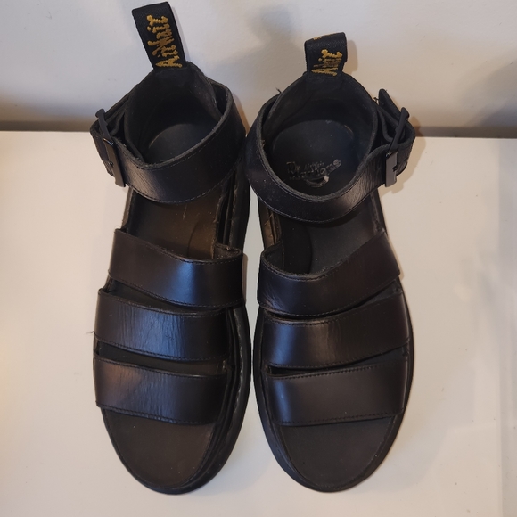 Dr. Martens Platform Black Sandals - Picture 3 of 6